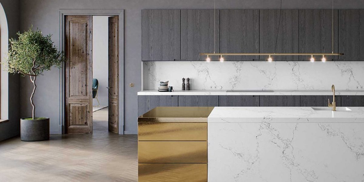 Empira White New Colour Caesarstone Quartz Worktop Supplied By Marble And Granite Ltd 1366x683