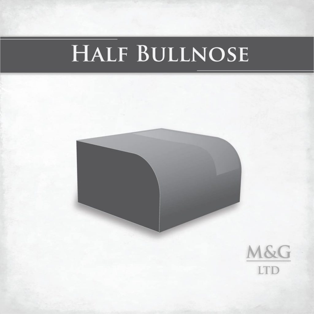 Half Bullnose Edge Profile Worktop Edge Marble And Granite Ltd