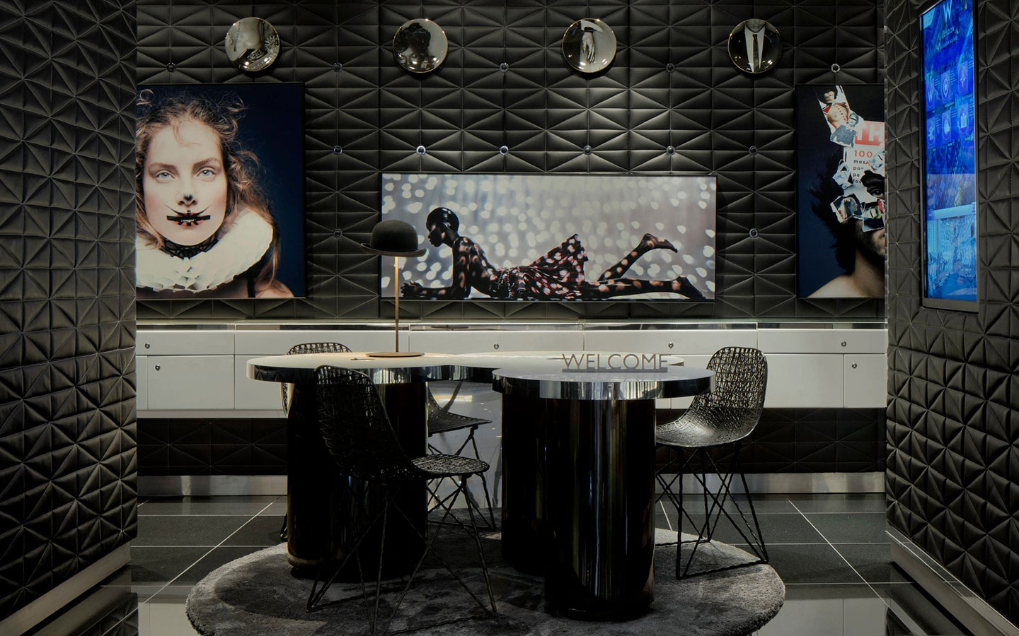 The W Hotel - polished granite tiles